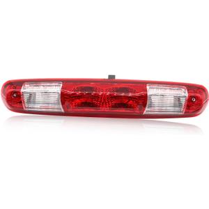 High Mount Stop Third Brake Light Cargo Lamp 25890530 Compatible with 2007-2013 Silverado Sierra 1500 2500HD 3500HD (Red 3 Pin)