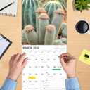 4 x 2026 Wall Calendar, 2026 Funny Calendar, Nature's D'ck Pics Calendar, 12 Months from Jan 2026 - Dec 2026, 12" x 24" Open, Thick Paper, Moon Phases, Holidays, Perfect Gag Gifts, White Elephant Gifts