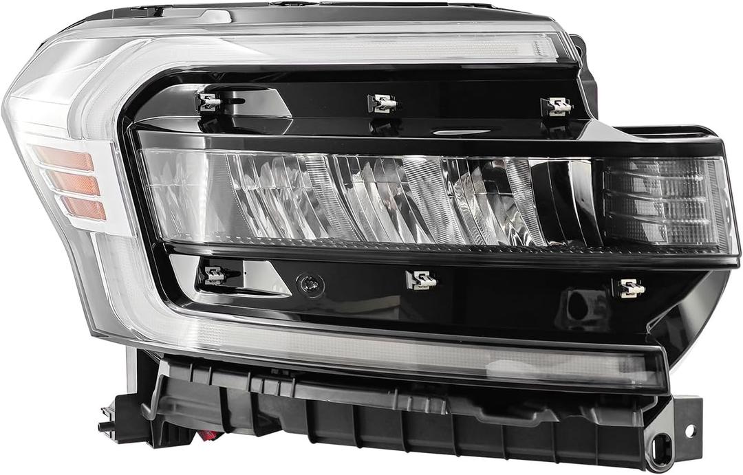 NL1Z13008B NL1B13E014BP Right Passenger Side Full LED Headlight Assembly W/DRL Chrome Fit for FORD EXPEDITION 2022-2024 Replace# NL1Z-13008-B NL1B-13E014-BP