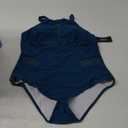 DACI classic Fashion Collection Blue women's one-piece swimsuit 18W  