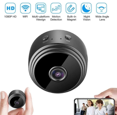 Mini Camera Security Camera Home Camera for Phone - Indoor Camera,Pet Camera, Nanny Camera, Car Camera, WIFI Camera,Baby Camera 