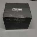 RETRUE Heavy Duty Trailer Lock for 2" Ball Coupler with Flange, Anti-Theft and Top Tier Security, Black