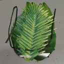 Tropical Palm Leaf Garland Party Decorations, Length 2.6M, 8.5 FT, Green