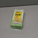 5 x Caution Overstimulated Do Not Approach Office Decor, Funny Desk Sign for Women Coworkers, Valentines Day Gag Gifts for Tax Season, Sarcastic Desk Accessories, Phone Holder with Mirror