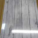 Magnetic Dry Erase Board - 24'' x 18'' Decorative Magnetic Board for Wall - White Board - Magnet Board Display Board - Gray Wood Plank