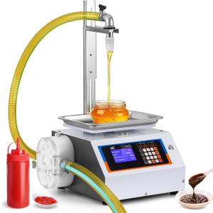 Hanchen Weight Honey Filling Machine Automatic Bottling Machine with Cleaning Mode Gear Pump for Laundry Detergent, Sauce, Ketchup