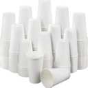 RAZCC 16 oz Paper Cups, 300 Pack 16oz Disposable Paper Coffee Cups, Coffee Cups 16 oz for Cold and Hot Drinks, White Paper Drinking Cups for Parties, Picnic, Cafes, Bistros and Events