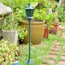 Sungmor 47 Inches Tall Cast Iron Floor Standing Candle Holders - Green