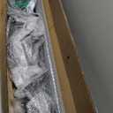 JY PERFORMANCE Side Mount Ladder Rack For Trailer, Adjustable Heavy Duty Steel Ladder Rack for Open/Enclosed Trailer Exterior Wall, 2 Ladders 300 LBS Capacity