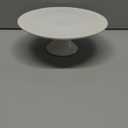 Kootek White Cake Stand, 12 x 12 Inches Porcelain Cake Plate Cake Pedestal Stand Display Dessert Stand for Party, Wedding, Birthday, Baby Shower