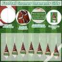 Roowest 30 Sets Pocket Hug Bulk Football Plush Doll Positive Gift Inspirational Gnomes Rugby Gnomes Pendant with Card Social Worker Month Bulk Gift for Women Men Coworker Group Football Team