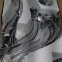 Black Chandelier 12 Light, Large Modern Farmhouse Chandeliers for Dining Room, Industrial Candle Pendant Lighting Fixture for Foyer Hallway Entryway High Ceiling, Bedroom, Living Room, Kitchen E12