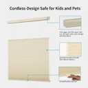 MYshade Top Down Bottom Up（TDBU） Cellular Shades, 1.5 inch Cordless Light Filtering Honeycomb Pleated Blinds for Windows Home Bedroom Office, Light Control, Thermal Insulated, 39" W x 72" H, Beige, 23"W x 50"H