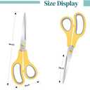 18 Packs 8" Sewing Craft Scissors Bulk,Multipurpose Heavy Duty Sharp Paper Scissors,All Purpose Stainless Steel Scissors for Home Office Student Teacher Supplies