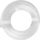 Feelers Pneumatic PU Tubing, 1/8"OD Hose PU Polyurethane Air Hose Tube Line for Air Compressor Water Fluid Transfer Clear (32.8 ft)