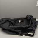 120L Foldable Collapsible Waterproof Travel Duffel Bag for Men and Women with Shoe Compartment (Black)