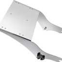 Benlari Chrome Detachable Trunk Mount 97-08 Tour Pack Razor Trunk Mount Rack Sturdy Bracket Compatible for Harley Davidson Touring Electra Glide Road King Road Glide Ultra Classic Chopped 1997-2008