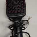 Blow Dryer Brush Straightener, Detangling Straightening Smoothing in One Step, Reduce Frizz More Shiny for Salon-Quality Smooth Straight Hair Dryer Brush (Black)