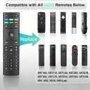 2 x Luyeper Replacement for Vizio Smart TV Remote Control, XRT136 Remote for All Vizio D, V, M, P, PX, E Series TV