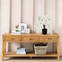 Artificial White Flower Tree 13.8" Tall with Silk Wisteria Flower and Realistic Wood Fake Bonsai Tree Plants Zen Garden Faux Plants for Spring Home Bedroom Office Bathroom Centerpiece Decor