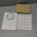 50 Sets Wildflower Thank You Cards with Envelopes Bulk 7.87 x 5.91 Inches, Employee Appreciation Card Floral Blank Greeting Cards Notes with Stickers Set and for Baby Shower Wedding Bridal Shower