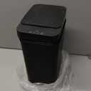 Bathroom Trash Can with Lid - 2.5 Gallon Automatic Trash Cans Touchless - Bedroom, Office - Small Smart Garbage Can - Electric, Narrow - Motion Sensor Trash can Bathroom ( Matte Black )