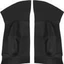 X AUTOHAUX Pair Black Microfiber Leather Door Panel Armrest Cover Replacement for Volkswagen Beetle 1998-2010