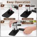 Portafilter Holder with Ninja Coffee Machines, Silicone Tamping Mat Compatible for Ninja Luxe Cafe ES601 ES701 (Black)
