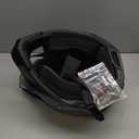 1Storm Motocross MX BMX Helmet Racing Black, L