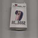 AprElm Rechargeable Electric Foot Callus Remover with 3-Sizes 120Pcs Sandpapers, Professional 1000RPM Electric Foot File with Organizer, Pedicure Tools Gifts for Women Men (E5 Black-Gold)