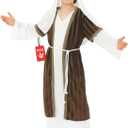fun shack Brown Shepherd Costume for Kids, Boys Shepherd Costume, Christmas Costumes for Kids, Boys Nativity Costumes (Medium)