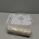 PATIKIL Drum Lamp Shades for Table Lamps 12"x12"x8" Linen Lampshade Easy Assembly Lamp Shade with E27 to E26/E14 Adapters for Floor Lamps Bedside Lamps Pendant Lights, Cream (1.65" Spider)