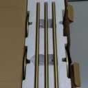 3 Pack Cordless Table Lamp, Portable Battery Operated Lamp with 3 Color Temps and Stepless Dimming, Rechargeable Table Lamp for Dinner, Desk, Cafe, Outdoor (Brushed Gold)