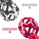 Geeetech PETG Filament 1.75mm Metallic Pink, Upgraded High-Strength 3D Printer Filament, Metallic Shimmer, Glossy Finish, 0.02mm Precision-1kg Spool (2.2 lbs) for Most FDM Printers