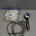 Filtered Shower Head with Handheld - High Pressure 3 Spray Modes Showerhead with Filters, 12 Replaceable Water Softener Filters for Hard Water | Ion Shower Drops Head with 75" Anti-Burst Hose (Gray)