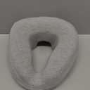 Face Down Pillow for Massage Table, Massage Headrest for Bed, Stomach Sleeping Pillow with Face Cradle Pad, BBL Pillow After Surgery Post Eye Surgery Recovery, Massage Pillow with Removable Cover Grey 