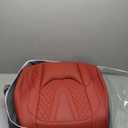 Car Seat Covers Full Set Waterproof Faux Leather Universal Seat Cover for Cars Protectors Fit for Most SUV Truck Sedans Pick-up Jeep, Airbag Compatible (Wine Red, Front Pair) (FRONT PAIR, Wine Red)