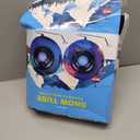 Snow Tube,48 Inch Big Heavy-Duty Inflatable Snow Sled with Premium Canvas Cover for Kids Adults,Thickened Hard Bottom Sleds for Snow with Detachable Tow Strap,Winter Outdoor Fun Snow Toys Gifts (Colorful)