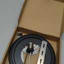 Recessed to Pendant Light Converter Kit - 6 Inch Can Light Conversion, Includes E26 Socket, Mounting Bracket, Round Ceiling Plate & 3D Black Cover