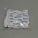 7 Pack Baby Cotton Absorbent Bibs for Drooling Teething (Lightgrey)