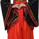 Ez-sofei Women Chinese Traditional Ancient Hanfu Costume For Stage Performance Dress (Black, S)