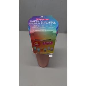 Manna 24oz Color Changing Reusable Cup Set - 6 Pack