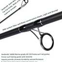 LITTMASurf Rods LITTMA Surf Spinning Rod Surf Rods Saltwater 12ft 9ft 10ft 11ft Graphite Surf Rod Surf Casting Rod Surf Fishing Rod Surf Rod Saltwater Surf Travel Rod Surf Rod Barra de Surf Surf Rod (9'-Med-hvy-15-25lb-2Pcs, 2-piece 50/50 Split)