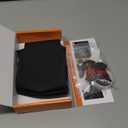 MEWANT Steering Wheel Covers for Yoke Style Steering Wheel for Tesla Model S 2021-2023 / Model X 2021-2023 Made of Artificial Leather&Carbon Fiber (Black microfiber leather + red thread)