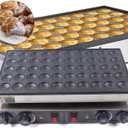 50pcs Commercial Pancake Maker 4.5cm Pancake Dia - Electric Dutch Machine Nonstick Mini Pancakes Baker Waffle Maker Toaster Machine Eggs Crepe Pan