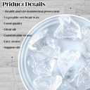 HyqehrtYazc 4.4 lb Clear Jelly Candle Wax High Density Gel Wax for Candle Making 50 Pcs Wick and 60 Pcs Wick Stickers for DIY Making Handmade Projects Material Supplies