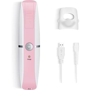 Electric Nail Clippers Fingernails Automatic Manicure Portable Charging Cut Polish Trim Nail Grinder Adults NL6312 Pink