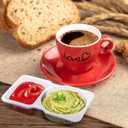 3 x 10 Pack Disposable Snack Containers with Lids, Double Compartment Condiment Container for Kids, Small Plastic Dip Sauce Cups for Lunch Meal Prep