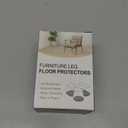 Small Chair Leg Floor Protectors Chair Leg Protectors for Hardwood Floors Felt Silicone Caps Strengthen Bottom Protection Anti-Scratch Reduce Noise 32 Pack Clear Round Small Fit 1/2" to 3/4" (14-19mm)