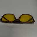 livho Vintage Aviator Blue Light Blocking Glasses, Fashion Oversized Frames with UV Protection Coating, Unisex Design (Leopard/Tortoise Night Vision Lenses)